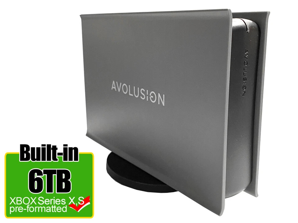 Avolusion PRO-5X Series 6TB USB 3.0 External Gaming Hard Drive XBOX Series X|S - Image 1 of 4
