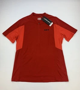New Louis Garneau Connection Jersey Red Size Medium - Picture 1 of 4