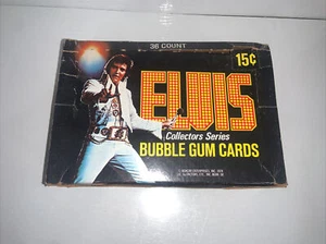 Caja de tarjetas coleccionables Elvis con muchas tarjetas - Imagen 1 de 4