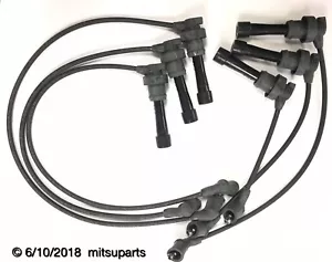 Genuine Mitsubishi OEM Spark Plug Ignition Wire Set 3000GT Stealth DOHC & Turbo - Picture 1 of 1