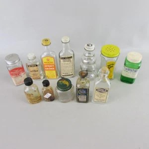 VTG Lot of 12 Glass Bottles Advertising - Picture 1 of 5