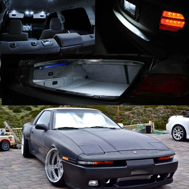 Kit de paquete completo interior bombilla LED xenón para Toyota Supra A70 86-93 Foto 1 de 1