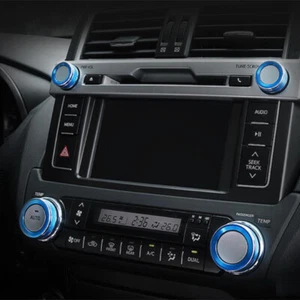 For Toyota Land Cruiser Prado FJ150 2010-20 Blue Central Console AC Switch Trim - Foto 1 di 5