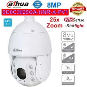 Cámara PTZ con zoom Dahua SD6C3825GA-HNR-A-PV1 8 MP 25x Starlight TiOC seguimiento automático - Imagen 1 de 10