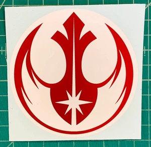 Star Wars Rebel Alliance Jedi Order Decal (Red) - Picture 1 of 3