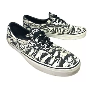 Vans Star Wars May The Force Be With You Herren Schwarz Weiß Turnschuhe - Größe 13 - Bild 1 von 7