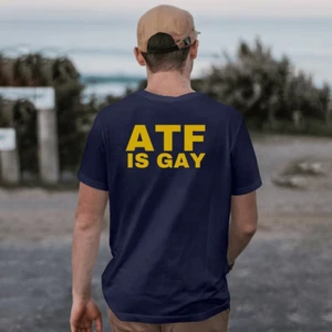 Atf Is Gay Shirt Human Rights Equality T-Shirt Pride Shirts For Men LGBT LGBTQ - Picture 1 of 3