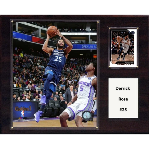 NBA 12"x15" Derrick Rose Minnesota Timberwolves Player Plaque Cover