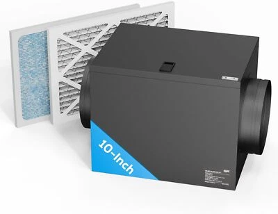 AITECAC Filter Box 10" w/ High Efficacy Filter for Home HVAC Filtration Intake