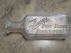ANTIQUE EMBOSSED GLASS  3.65" BOTTLE FILLMAN'S DRUG STORE NORRISTOWN PA