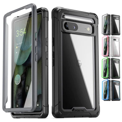 For Google Pixel 7 Pro / Pixel 7 / pixel 7A Case | Poetic Shockproof Clear Cover - Image 1 of 4