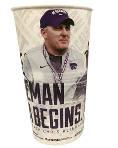 2019 NCAA Kansas State The klieman Era Begins Dynamic 44 oz Drinkware Cup - Picture 1 of 12