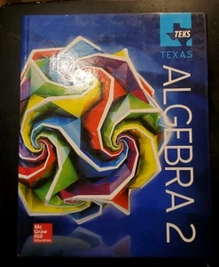 TEKS TEXAS ALGEBRA 2 Student Edition Hardcover Middle School VERY GOOD CONDITION - Foto 1 di 4