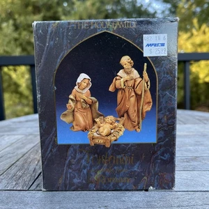 Fontanini Depose Krippenfiguren 5" Italien Simonetti 1992 4er Set Heilige Familie - Bild 1 von 19
