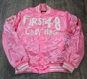Giacca Varsity First Forty Eight rosa adulto piccola - Foto 1 di 5