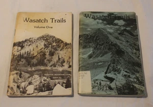 WASATCH TRAILS 1973 Vol 1 & vol 2 Wasatch Mountain Club Utah salt lake city area - Picture 1 of 12
