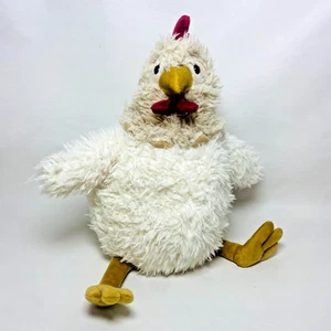 Jellycat Whitney Chicken Plush Hen Rooster Stuffed Animal Farm 12" Sitting Rare - Picture 1 of 9