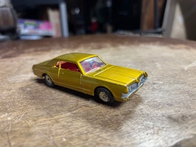 Vtg Lesney Matchbox King Size #K-21 1967 Mercury Cougar XR-7. Gold. Clean! - Image 1 of 4