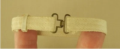 Vintage 1964 Hasbro GI Joe #7612 Shore Patrol Set White Web Belt with Slider C6 - Image 1 of 4