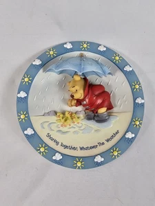Winnie the Pooh "Under My Umbrella" Bradford Exchange 3D Sammlerteller #/295 - Bild 1 von 5
