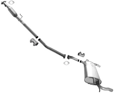 Задняя удлинительная труба и глушитель для переднего привода Kia Sportage 2,7 л 2005-2010 - Изображение 1 из 4