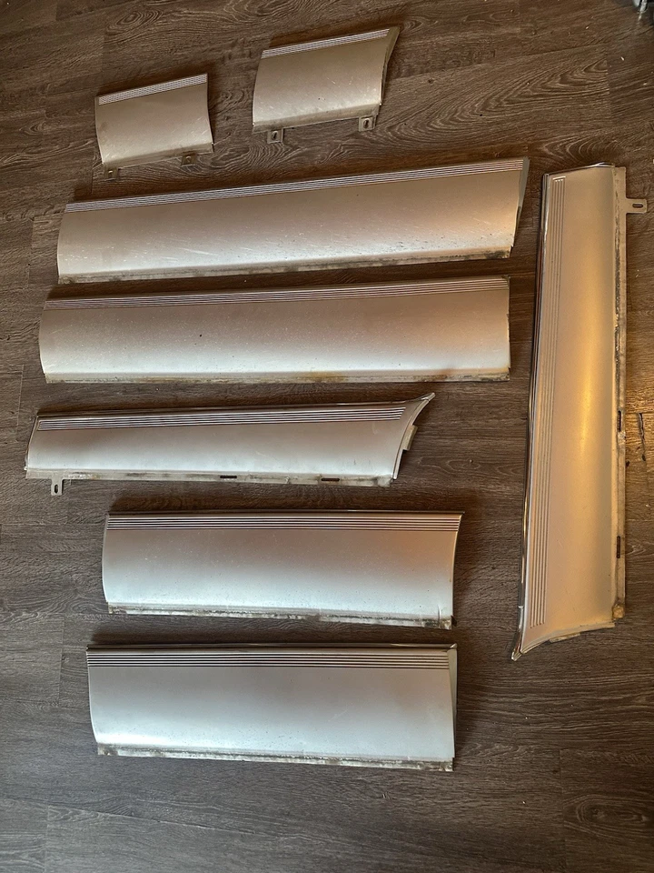 1990-1992 Cadillac Brougham Cladding Trim Body Panel Moldings OEM Gray 90 91 92 - Image 1 of 4