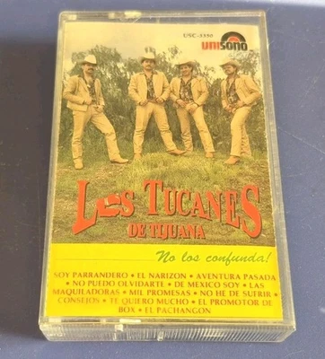 Los Tucanes De Tijuana, No los confunda, cassette tape, UNISONO - Image 1 of 4