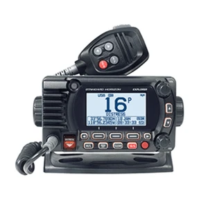 Standard Horizon GX1800GB Fixed Mount VHF Radio w/GPS Black Boat Yacht - Picture 1 of 8