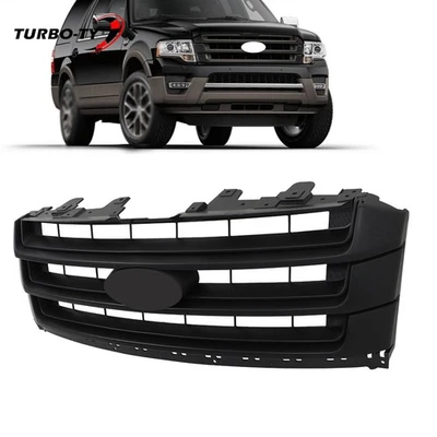 Matte Black Front Upper Grille Grill FL1Z8200B For Ford Expedition 2015-2017 Foto 1 de 4