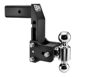 B&W Trailer Hitches TS20066BMP 2.5" Model 10 Black Tow & Stow Dual Ball - Picture 1 of 1
