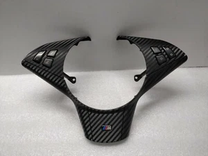 BMW E60 E61 E63 E64 M-SPORT AJUSTE VOLANTE CARBONO 2003-2009 M5 M6 BOTONES - Imagen 1 de 5