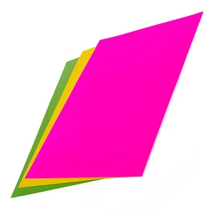 Vinilo de transferencia de calor permanente A4 3 hojas PU ROSA NEÓN, verde manzana, amarillo limón - Imagen 1 de 2