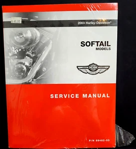 Harley-Davidson Service Repair Manual for 2003 Softail Models Part No 99482-03 - Picture 1 of 15