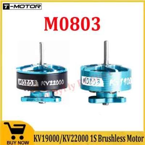 T-MOTOR M0803 1S Brushless Motor Suitable For 65-75mm FPV Tinywhoop Racing Drone - Picture 1 of 22