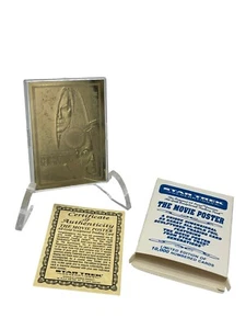 STAR TREK "GENERATIONS" MOVIE POSTER LIMITED EDITION 23KT GOLD CARD! ONLY 10,000 - Picture 1 of 7