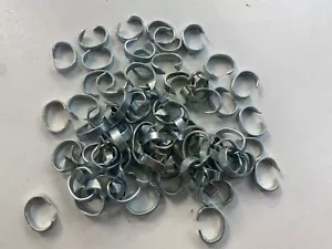 Hog Ring Netting Fasteners Clips Fencing Zinc Plated BZP Net Round - Picture 1 of 18