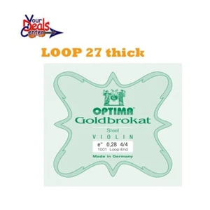 Lenzner Goldbrokat Violine E-Saite 4/4 Schlaufenende dick 27 - Bild 1 von 1