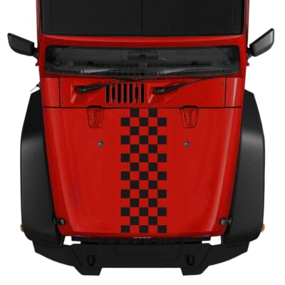 Calcomanía de vinilo a rayas para capó de carreras decoración para accesorio de coche SUV camión Foto 1 de 4