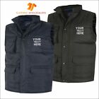Personalised Uneek Super Pro Body Warmer Text Embroidered Workwear Outdoor Gilet