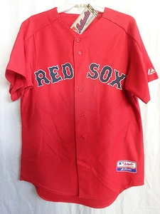 Boston Red Sox Cool Base Performance Majestic Jersey $30 Off NWT MAJ051 Navy Ltr - Picture 1 of 2