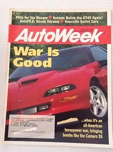 Autoweek Magazine Camaro SS Mille For The Masses August 28, 1995 020617RH - Imagen 1 de 1