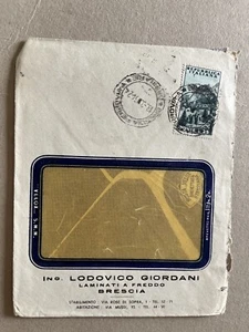 C) Busta Repubblica £25 turistica Cortina isolato Brescia  - Picture 1 of 2