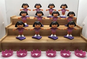 Dora The Explorer Game House Replacement Pieces 12 Checkers Figures & 6 Crowns - Picture 1 of 5