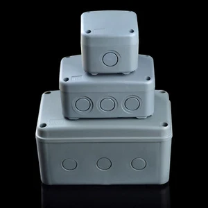 Junction Box Cable Management Box IP66 Waterproof Dustproof Small Large Gray US - Picture 1 of 31
