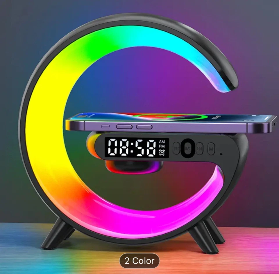 Altavoz con soporte de carga inalámbrica Foto 1 de 4