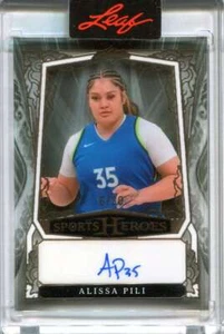 2025 Leaf Metal Sports Heroes Acetate Bronze baap1 Alissa Pili Rookie Auto 6/30 - Picture 1 of 2