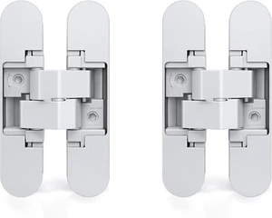 Emuca - Verdecktes Scharnier Für Eingangstüren, Set Aus 2 Unsichtbaren Scharnier - Bild 1 von 7