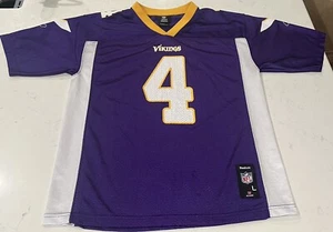 Minnesota Vikings Brett Favre Jersey - Youth Large (14-16) Reebok - Picture 1 of 8