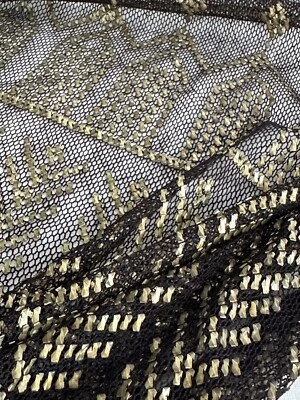 1920s Egyption Hand Hammered Heavily Detailed Black Brass Assuit Shawl - Image 1 of 4