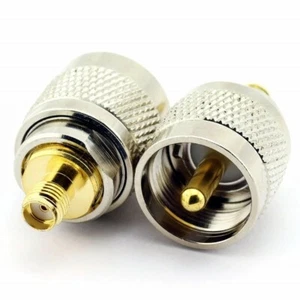 Connettore adattatore RF jack PL259 UHF maschio spina a SMA femmina - Foto 1 di 3